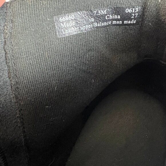 Clarks Ankle Boots Women 7.5 Black Leather Zip Side Booties Stacked Heel Stretch - Picture 13 of 13